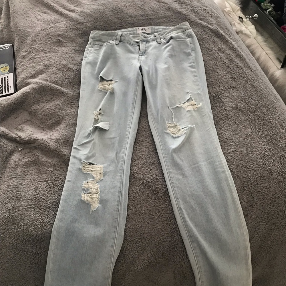 Paige skinny jeans